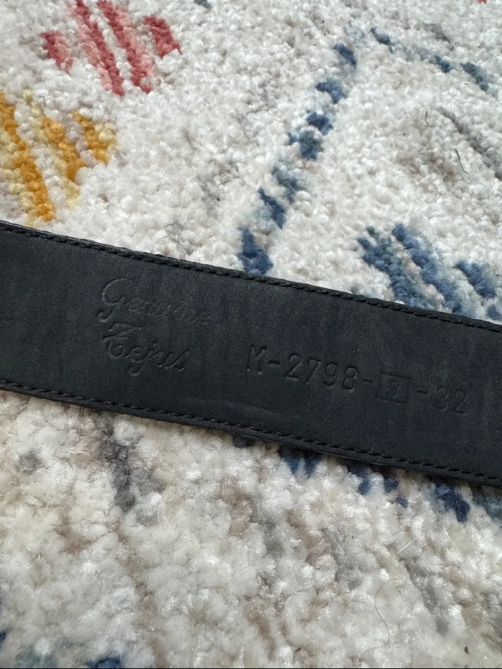 Vintage genuine crocodile